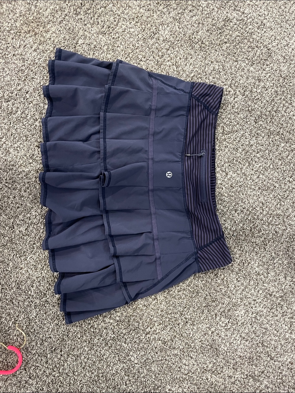 lululemon athletica Navy Tiered Ruffle Athletic Skort